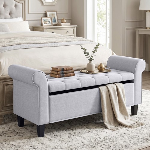 Homcom storage ottoman - 47",