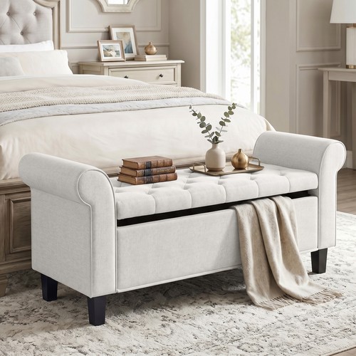 Homcom storage ottoman - 47",