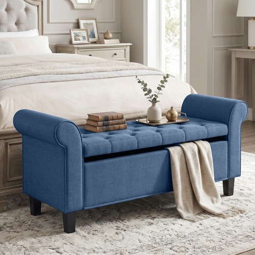 Homcom storage ottoman - 47",