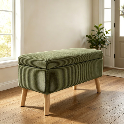 Olive green corduroy - olive,